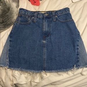 Madewell Jean skirt